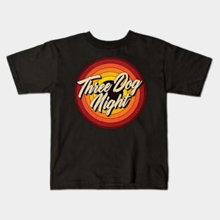 Three Dog Night - Vintage Circle Kids T-Shirt